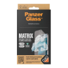 PanzerGlass MATRIX D3O képernyővédő üveg (3D, flexibilis, tok barát, 9H + segédkeret) ÁTLÁTSZÓ