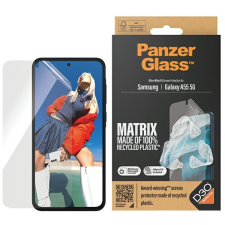 PanzerGlass Matrix Ultra-Wide Fit üvegfólia Samsung Galaxy A55 5G tok és táska