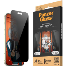 PanzerGlass Privacy Apple iPhone 15 Plus üvegfólia + felhelyező keret mobiltelefon kellék