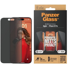 PanzerGlass Privacy Apple iPhone 15 Pro üvegfólia + felhelyező keret mobiltelefon kellék