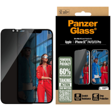 PanzerGlass Privacy Apple iPhone 16e/14/13/13 Pro s instalačním rámečkem mobiltelefon kellék