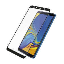 PanzerGlass ™ Samsung Galaxy A7 (2018) Edzett üveg kijelzővédő, fekete kerettel (7165) mobiltelefon kellék