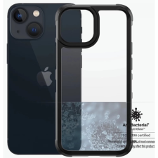 PanzerGlass SilverBullet Antibacterial hátlaptok iPhone 13 mini átlátszó-fekete tok és táska