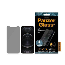PanzerGlass Standard Super+ iPhone 12/12 Pro Privacy antibakteriális képernyővédő fólia mobiltelefon kellék
