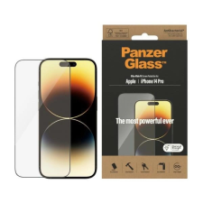 PanzerGlass Ultra-Wide Fit Antibacterial edzett üveg iPhone 14 Pro mobiltelefon kellék