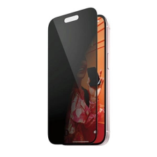 PanzerGlass Ultra-Wide Fit betekintésvédett edzett üveg felhelyezést segítő kerettel iPhone 15 Plus mobiltelefon kellék