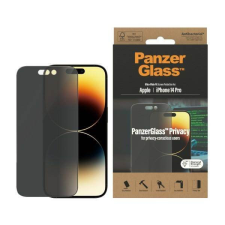 PanzerGlass Ultra-Wide Fit iPhone 14 Pro 6,1&quot; Privacy Screen Protection antibakteriális képernyővédő fólia mobiltelefon kellék