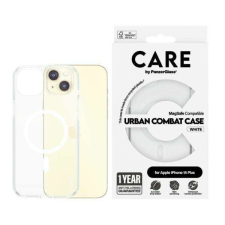 PanzerGlass Urban Combat iPhone 15 Plus MagSafe Telefon tok - Átlátszó / Fehér tok és táska