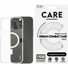 PanzerGlass Urban Combat iPhone 15 Pro Max MagSafe Telefon tok - Átlátszó / Fehér (1420) tok és táska