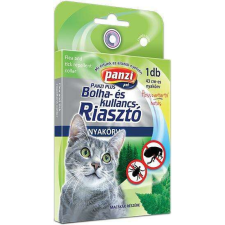 Panzi bolha- és kullancsriasztó nyakörv macskáknak (43 cm l Zöld) élősködő elleni készítmény kutyáknak