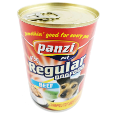 Panzi konzerv kutyának Marhával szószban - 415g kutyaeledel