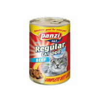 Panzi | Regular | Felnőtt macskáknak | Konzerv | Marha - 800 g macskaeledel