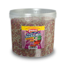 Panzi Tavi Díszhaltáp - Sticks-Mix - Vödrös (5L) haleledel