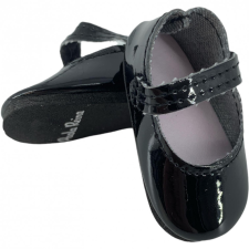 Paola Reina játékbaba cipő 32 cm babához - Fekete pántos játékbaba felszerelés