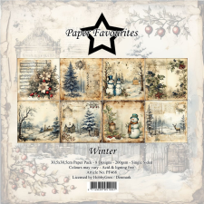 Paper Favourites Scrapbook papírkészlet 12" (30 cm) - Winter - Paper Pack (8 ív) decoupage papír