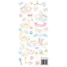 Paper Heaven Kivágóív - Hello Baby - Double-sided paper (1 ív) matrica