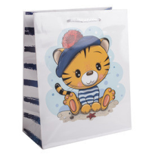  Papírtasak tigris sapiban 18*23 cm ajándéktasak