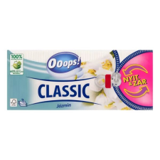  Papírzsebkendő OOOPS! Classic Jázmin 3 rétegű 90 darabos higiéniai papíráru