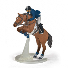 Papo figurina set jocheu si cal sarind játékfigura