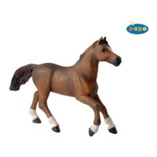  Papo - Futó barna ló figura játékfigura