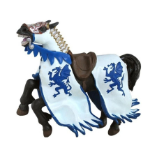  Papo kék sárkány pajzsos katonaló 39389 (40581) játékfigura