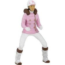 Papo téli lovagló lány (401177) játékfigura