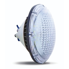 PAR56 RGB LED izzó 30W, 4 eres DC 12V! műanyag medence kiegészítő