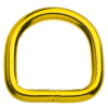  Paracord D-ring Yellow 20 x 4 mm