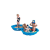 Paradiso Toys Kagyló alakú maxi méretű homokozó 2 részes - kék (T00703)