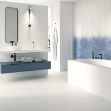 Paradyz Nightwish Navy Blue Ściana Tonal Struktura 25X75 dekor falicsempe csempe