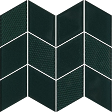 Paradyz Zöld rombusz üveg mozaik 20,5x23,8cm 8db dekorcsempe csempe