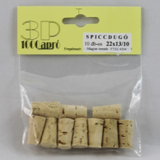 Parafa dugó "spiccdugó" 22mm x 13mm / 10 mm 10db/cs. dekorációs kellék