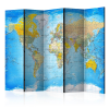 Paraván térkép - World Classic Map [Room Dividers] Világtérkép 225x172