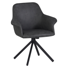  Pari forgó étkezőszék, Uras 10 textilbőr bútor