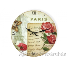  Paris rózsás falióra falióra