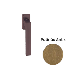  PARISIENNE olasz PATINÁS antik Nagyalakú Ablakfélkilincs Pozíciónáló Mechanikával zár és alkatrészei