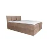 Parkbútor ATOS bézs kárpitozott boxspring ágy 160*200