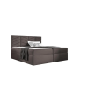 Parkbútor ST6 kárpitozott barna boxspring ágy 160*200