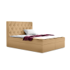 Parkbútor TYP 56 bézs kárpitozott boxspring ágy 140*200