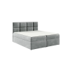 Parkbútor TYP 57 szürke kárpitozott boxspring ágy 180*200