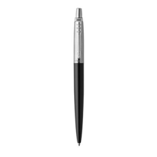 Parker Golyóstoll, 0,7 mm, ezüst színű klip, bond street fekete tolltest, PARKER, "Royal Jotter", kék toll
