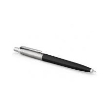 Parker Golyóstoll, 0,7 mm, ezüst színű klip, fekete tolltest, PARKER \"Royal Jotter Originals\", kék toll