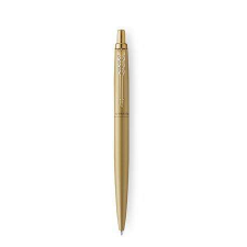 Parker , &quot;Royal Jotter XL&quot;, 0,7 mm, nyomógombos, arany színű klip, arany tolltest, kék golyóstoll toll