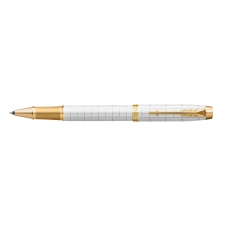 Parker ROYAL IM PREMIUM ROLLERTOLL GYÖNGYHÁZFEHÉR CIZELLÁLT, ARANY KLIPSZ 2143646 toll