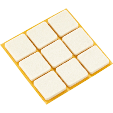 Parkettavédő filclap öntapadós 25 mm x 25 mm 9 darab bútor