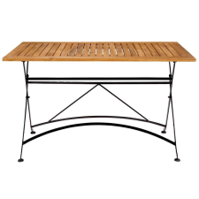 PARKLIFE PARKLIFE összecsukható asztal natúr-fekete, 130x80cm kerti bútor