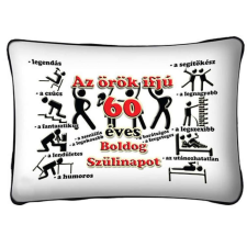  Párna 37cm, Boldog szülinapot 60 New P050 lakástextília
