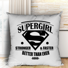 Párna nyomtatás - Supergirl párna lakástextília