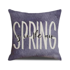  Párnahuzat 45 x 45 cm - Tavasz felirattal POD169 lakástextília