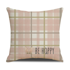  Párnahuzat BE HAPPY 45x45 cm, rózsaszín lakástextília